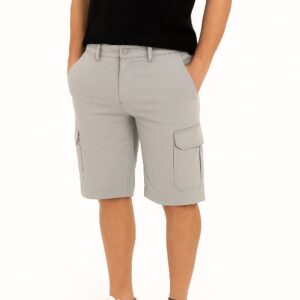 Bermuda Hombre Slim Rider Gris Claro Fw4