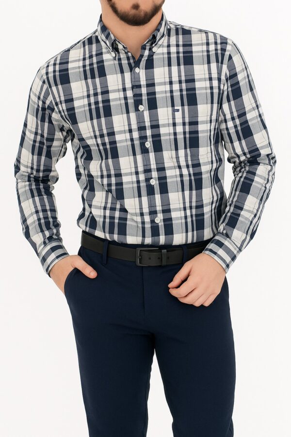 Camisa Hombre Relax Joston Gris SS3