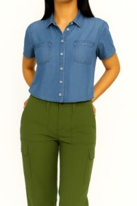 Blusa mujer regular celeste 2 SS3