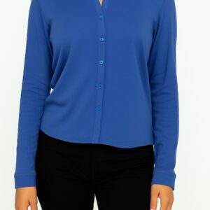 Blusa mujer Azul regular Cobalto SS3