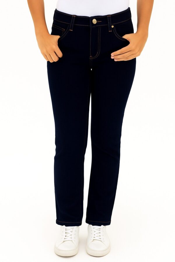 Jean Mujer Classic Straight Marión Negror Fw4